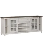 84" Dawnwood 2PC TV Console Set (84" Console and Fireplace) - Image 2