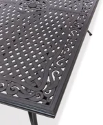 St Croix Outdoor 7-pc Outdoor Dinning Set-Rust Proof Cast Aluminum Frame (6 Swivel Chair & Table) - Image 6