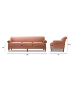 Alana Lawson 88" Three-Cushion Tightback Sofa - Image 6