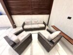 Ember 5 Seater Outdoor set - Sofa / 2pc Swivel Chair