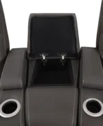 Jabarr 7-Pc. Beyond Leather Theater Seating with 3 Consoles - Image 13