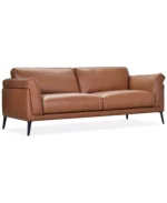 Keery 5 Seater Rich Leather Set ( Sofa, Chair & Ottoman) - Image 10