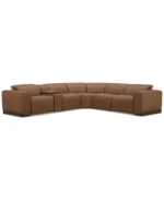 Lovro 6-Pc. Leather Sectional with 2 Power Motion Chairs & 1 Console - Image 14