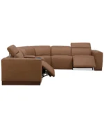 Lovro 6-Pc. Leather Sectional with 2 Power Motion Chairs & 1 Console - Image 3
