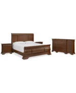 Nelman King Bed 5pc Set (Bed, Dresser, 2 Nightstand & Mirror) - Image 2