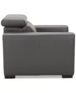 Nevio 39" Leather Power Recliner with Rachet Headrest - Image 2