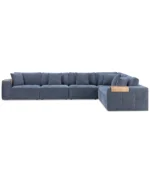 Nycolle 6-Pc. Modular Fabric L-Shape Sectional - Image 7