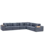 Nycolle 6-Pc. Modular Fabric L-Shape Sectional