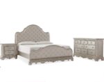 Nicosa King Bed 5pc Set (Bed, Dresser, 2 Nightstand & Mirror) - Image 7