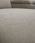 Olper 6-Pc. Fabric Zero Wall Sectional Sofa with Two Power Motion Pieces & Console - Image 4