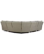 Olper 6-Pc. Fabric Zero Wall Sectional Sofa with Two Power Motion Pieces & Console - Image 6