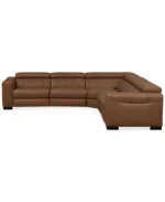 Rinan 125" 5-Pc. Leather Sectional with 2 Power Recliners - Image 2