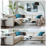 Rinan 125" 5-Pc. Leather Sectional with 2 Power Recliners (Creame)