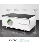 Smart Storage Coffee Table with Refrigerated Drawer - Image 2