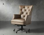 Addy Leather Executive Desk Chair - Image 2