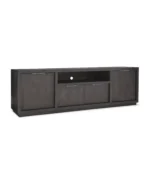 Tivie 84" Wood Entertainment Console - Color:Basalt Gray