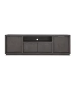 Tivie 84" Wood Entertainment Console - Color:Basalt Gray - Image 6