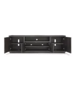 Tivie 84" Wood Entertainment Console - Color:Basalt Gray - Image 3