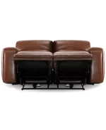 Varsani 6 Seater (Sofa, Loveseat, Chair) Zero Gravity Leather Sofa with Console, Power Recliners, Headrest, USB C charging - Image 17