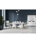 Warlington 8 Pc. Dining Set (Table, 4 Side Chairs, 2 Host Chairs & Sideboard) - Image 10