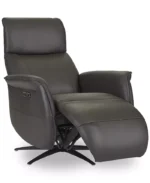 Lennix Leather TV Recliner with Massage - Color:Dark Chocolate - Image 7