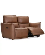 Polner 6 Seater Set (Sofa, Loveseat, Chair) Leather Power Motion Recliner, USB Charging, Head/Footrest. - Image 12