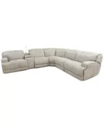 Sebaston 6-Pc. Fabric Sectional with 2 Power Motion Recliners and 1 USB Console - Image 10