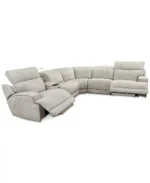 Sebaston 6-Pc. Fabric Sectional with 2 Power Motion Recliners and 1 USB Console - Image 7