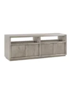 Tivie 74" Wood Entertainment Console - Color:Mineral - Image 3