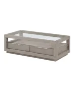 Tivie 54" Wood Coffee Table - Color:Mineral - Image 5
