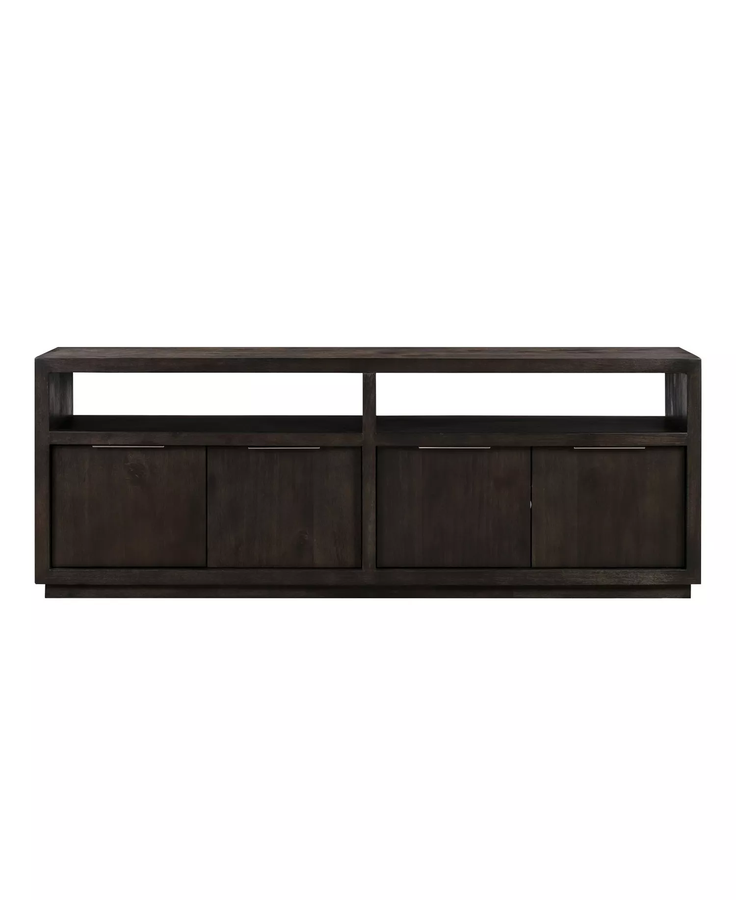 tivie 7 Tivie 74" Wood Entertainment Console - Color:Basalt Gray - Image 1