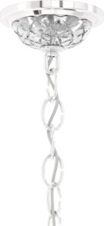 Schonbek Sterling 7 Light 25in x 26in Chandelier in Silver with Clear Heritage Hand-Cut Crystal - Image 8