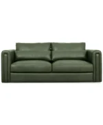 Touville Leather Sofa (3in1), Exclusively at Furniturefie - Color:Hunter/Navy Green - Image 6